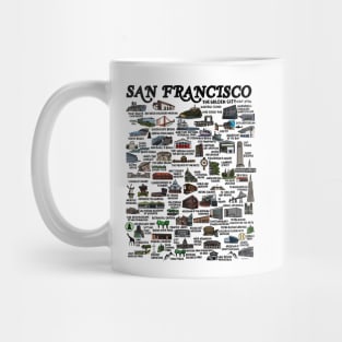 San Francisco Map Mug